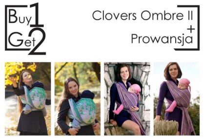 Buy1Get2 Clovers Ombre II 5.2 + Prowansja RING L